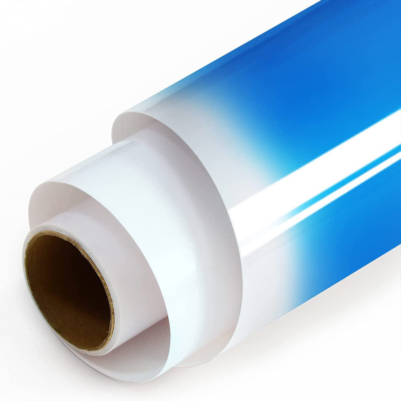 Transparent Turn Blue Temperature Color Changing Self Adhesive Vinyl Film