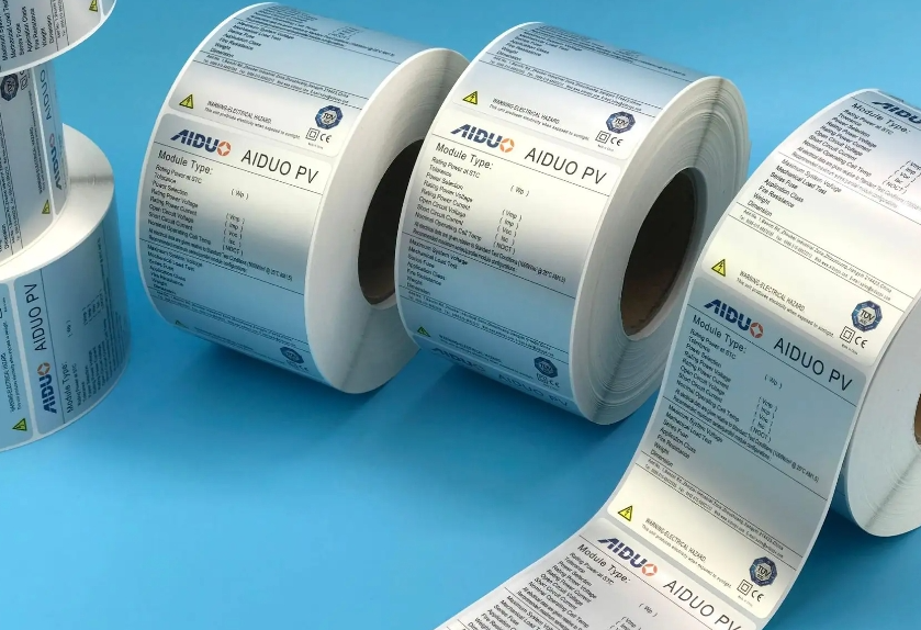 What type of printer is suitable for low-temperature resistant label paper