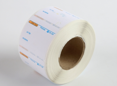 Tire vulcanization label material