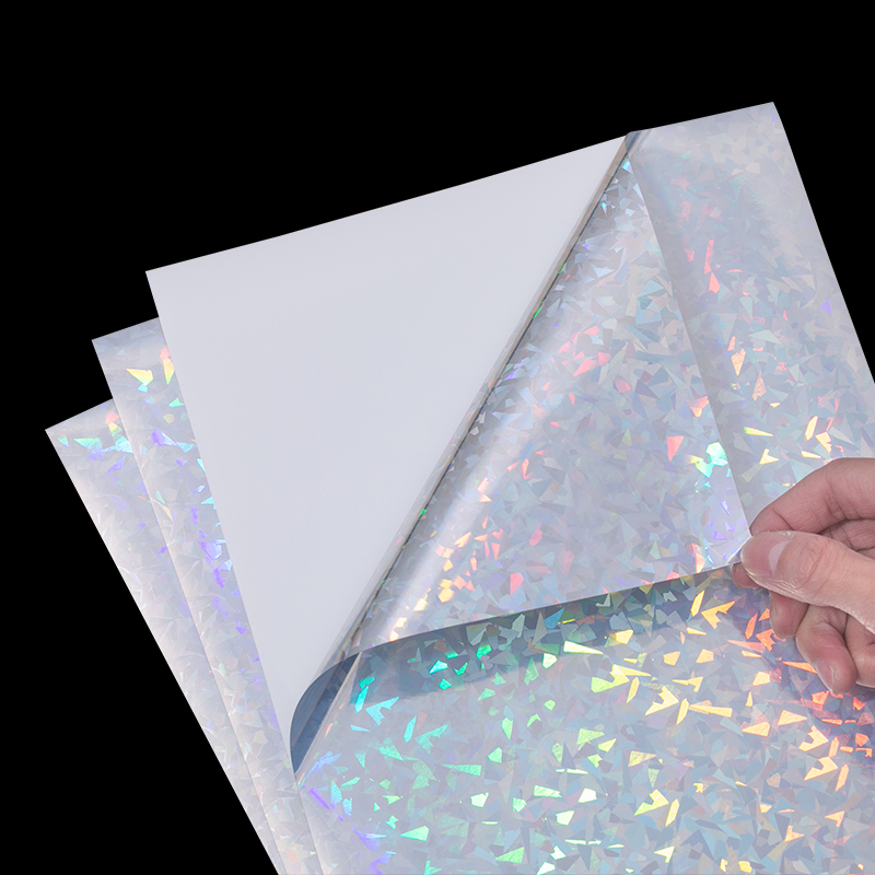 Broken Glass Holographic Inkjet Sticker Paper