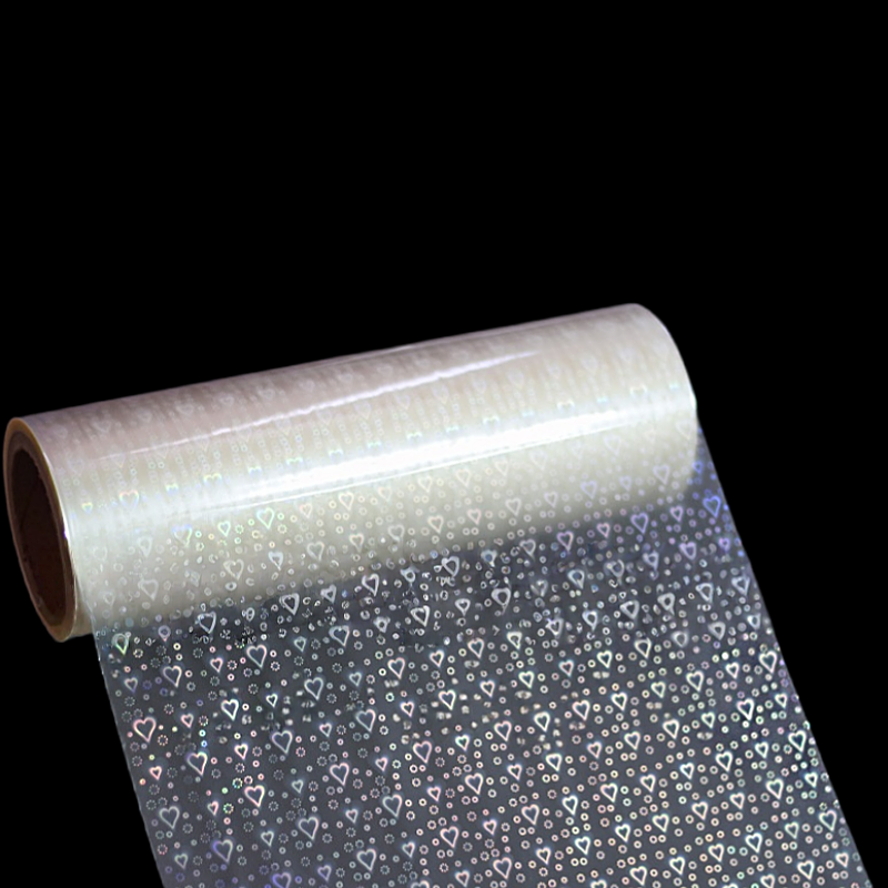 Heart Holographic Hot Lamination Film Roll