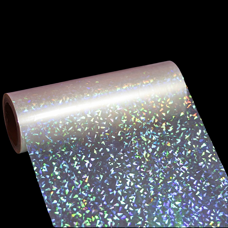 Broken Glass Holographic Hot Laminate Film