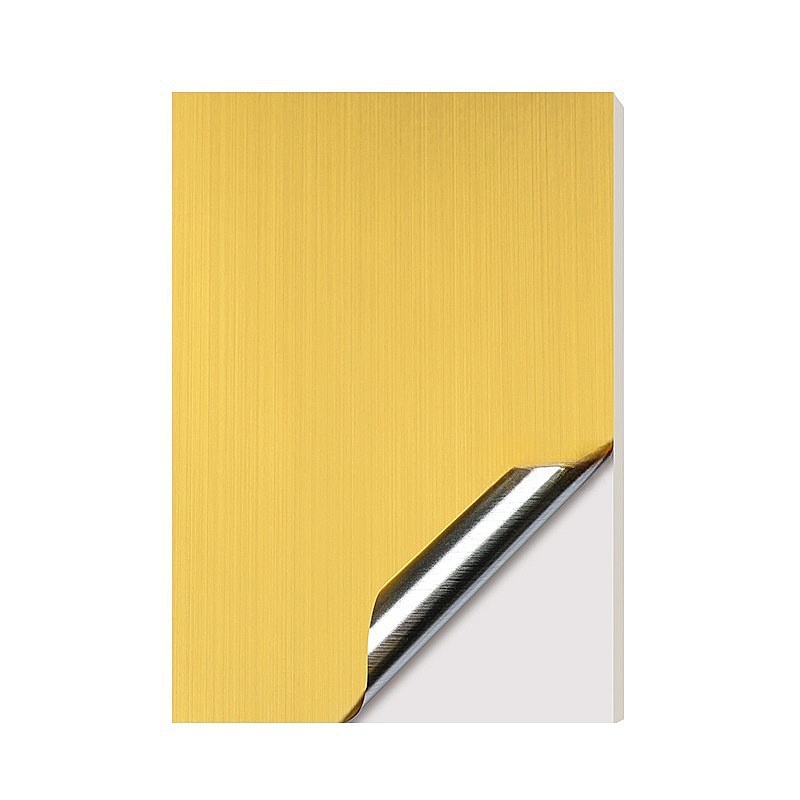 Brushed Gold Vinyl Sticker Paper for Laser Printer