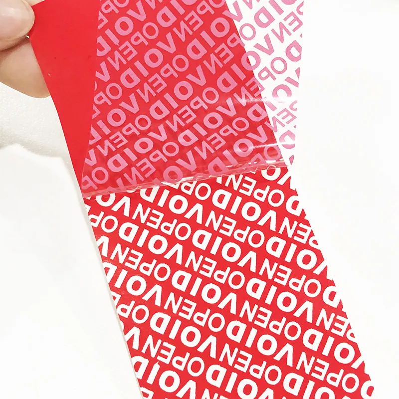 25um Red VOID Tape Thumbnail