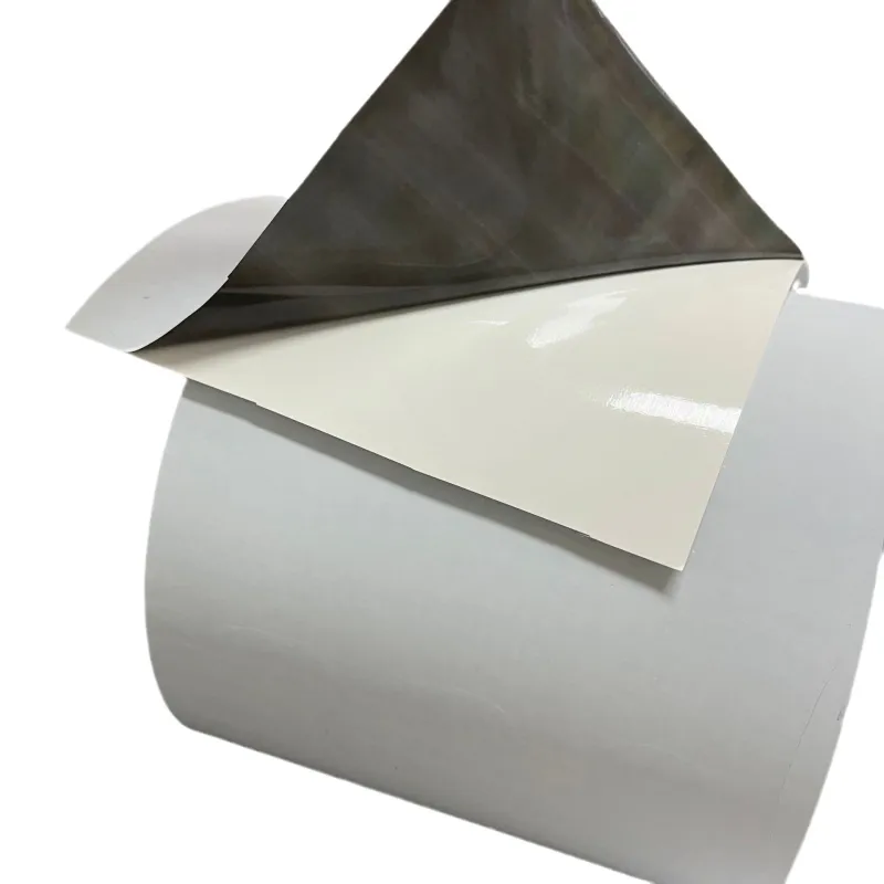 Black Base Covering Eggshell Sticker Paper Material