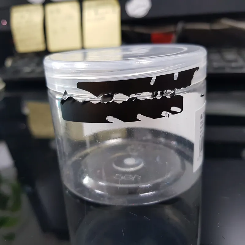 Black Eggshell Sticker Paper Material Thumbnail