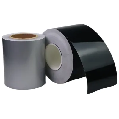 Black Silver Laser Etched Label Tape
