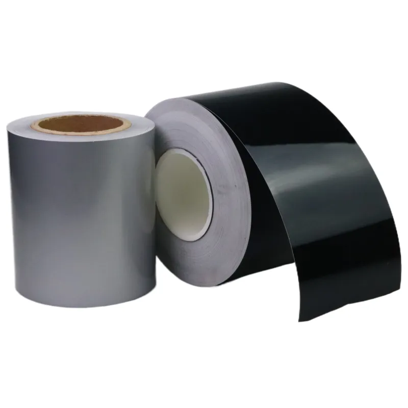 Black Silver Laser Etched Label Tape