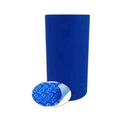Blue VOID Sticker Material