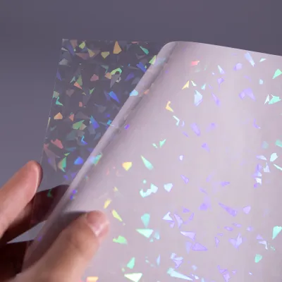 Broken Glass Holographic Cold Laminating Film​