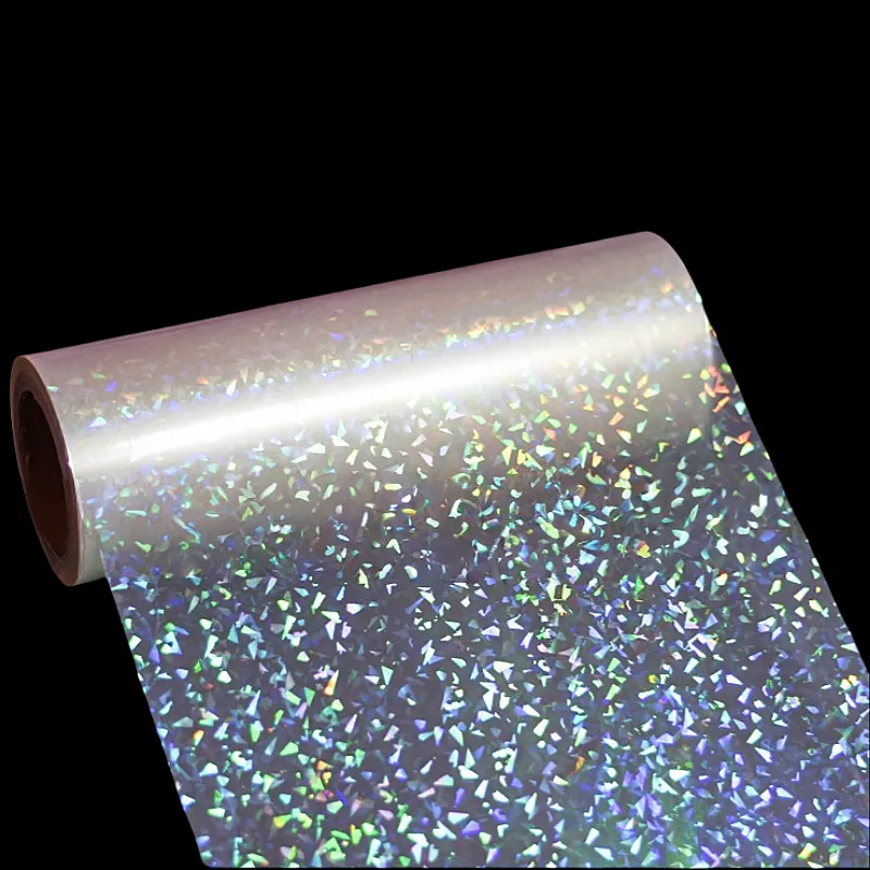 Broken Glass Holographic Thermal Lamination Roll