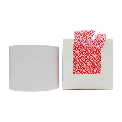 Coated Paper VOID Sticker Material