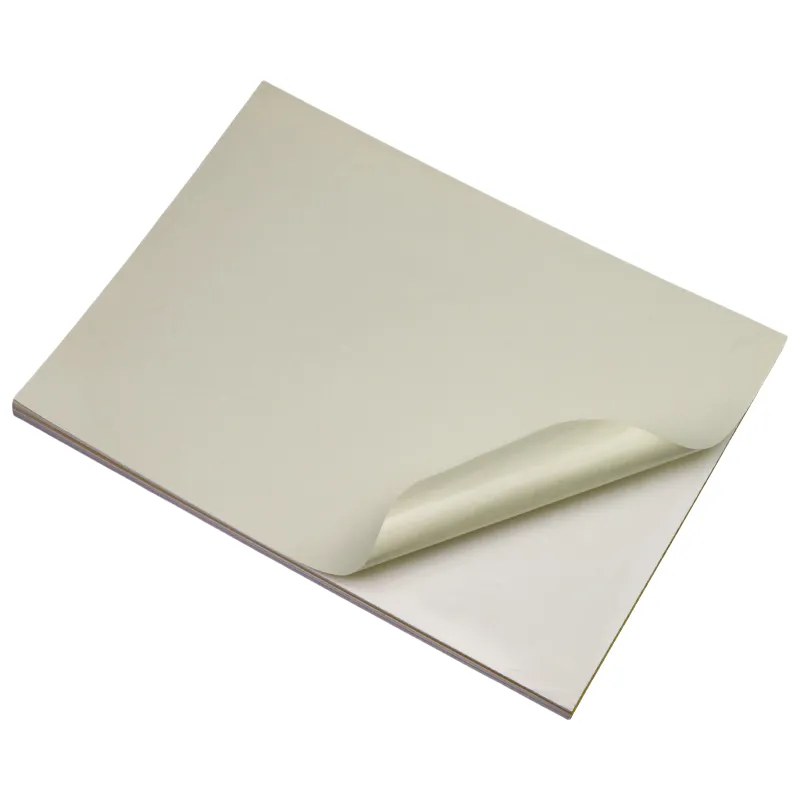 Cream Yellow Kraft Paper Inkjet Sticker Paper 