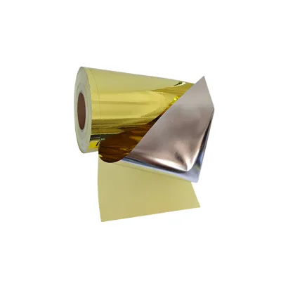 Flexographic Glossy Gold Sticker Label Material