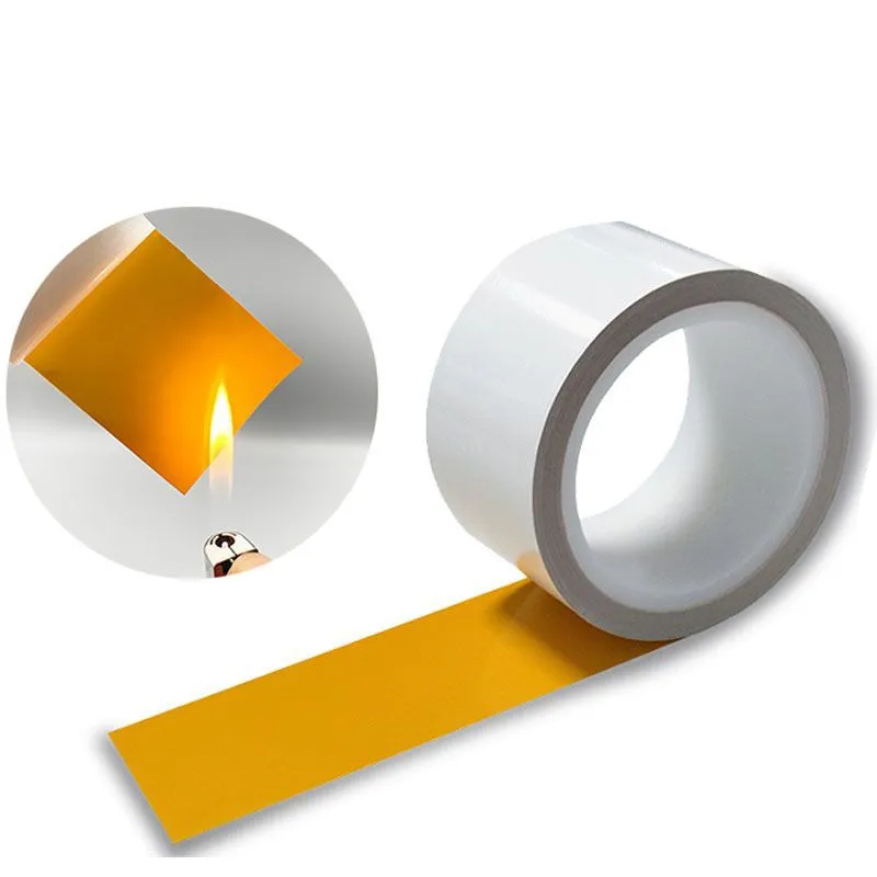 Gloss white polyimide high temperature sticker material
