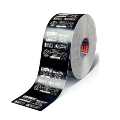 Glossy Black Laser Etched Label Material