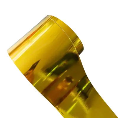 Glossy Gold Eggshell Sticker Material