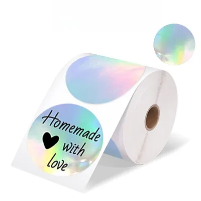 Holographic Thermal Polyester Label Sticker Material