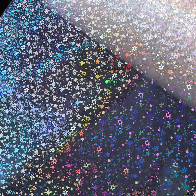 Holographic Transparent Star Cold Laminated Film