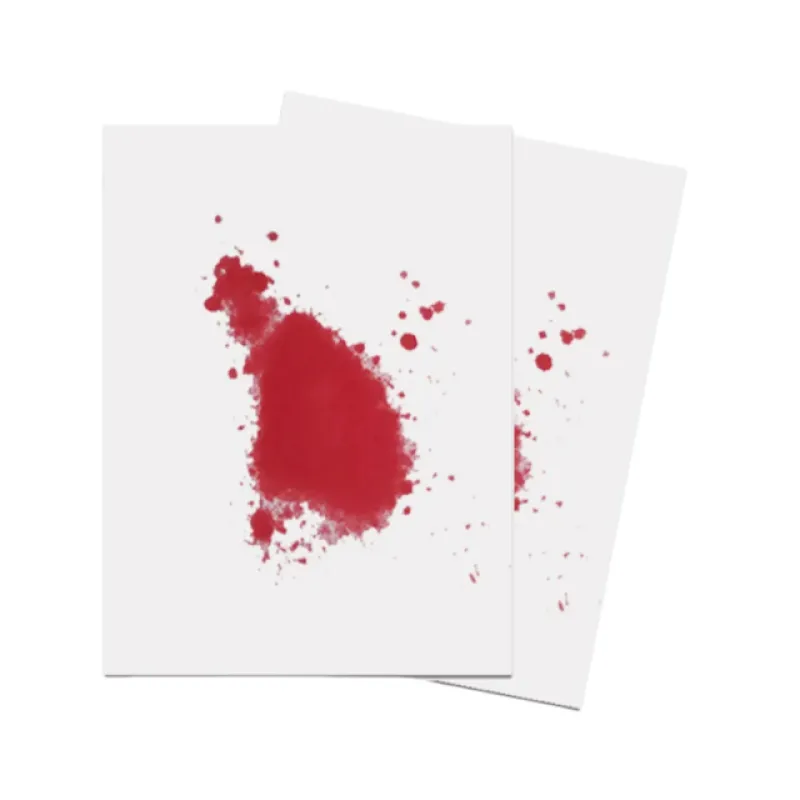 Laser Printed Water Sensitive Red Sticker Paper