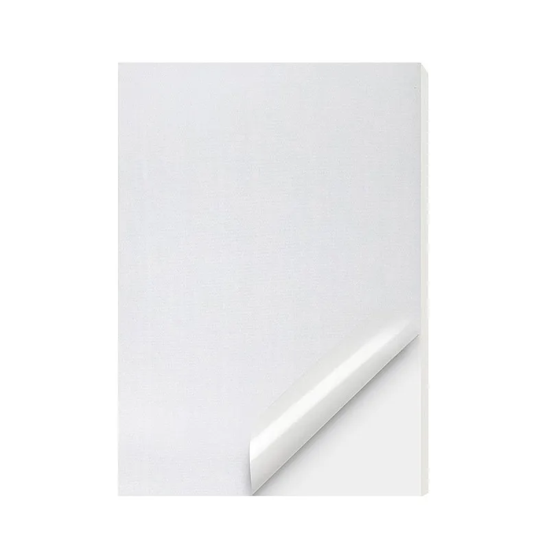 Laser Printed White Forge Cloth Sticker Paper