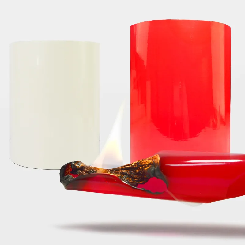 Red Biodegradable VOID Sticker Material