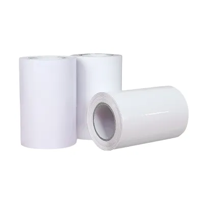 Resistance Weather Gloss White Polyvinyl Sticker Material