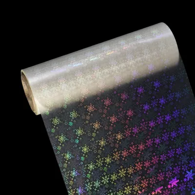 Snowflake Holographic Thermal Lamination Roll