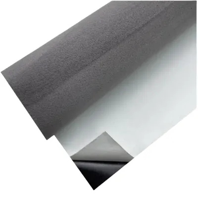 Gray Deerskin Flannel Adhesive Material