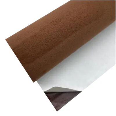 Light Brown Deerskin Flannel Adhesive Material