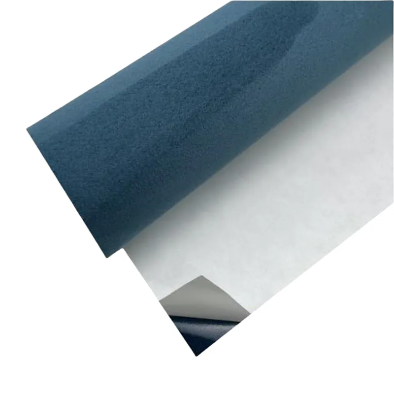 Turquoise Deerskin Flannel Adhesive Material