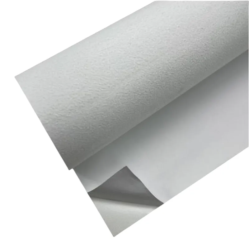 White Deerskin Flannel Adhesive Material